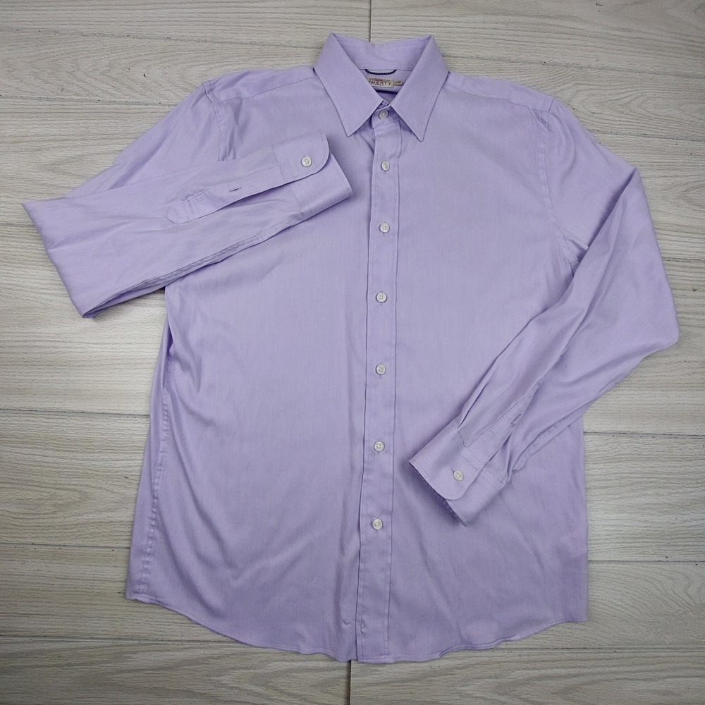 Faherty Button Down Shirt Mens Medium Purple Supi… - image 2